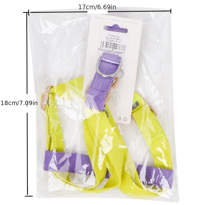 Rainbow Colorblock Anti-Escape Harness